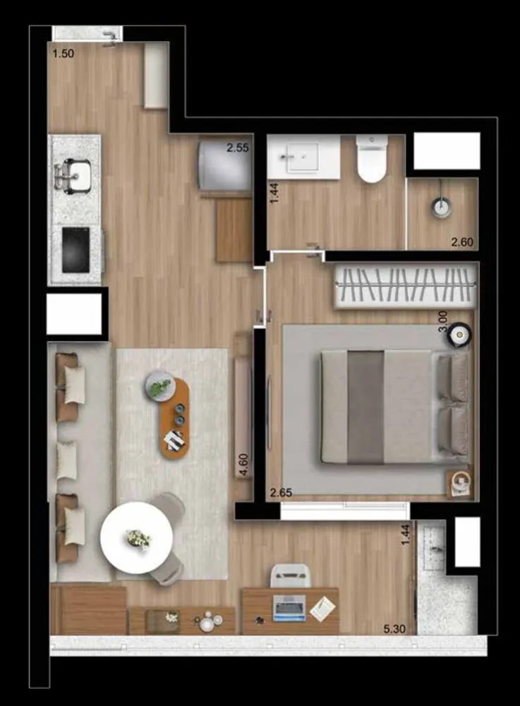 Apartamento, 2 quartos, 58 m² - Foto 4