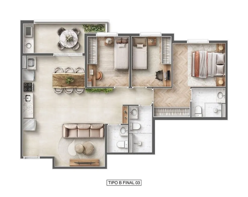 Apartamento, 3 quartos, 78 m² - Foto 25
