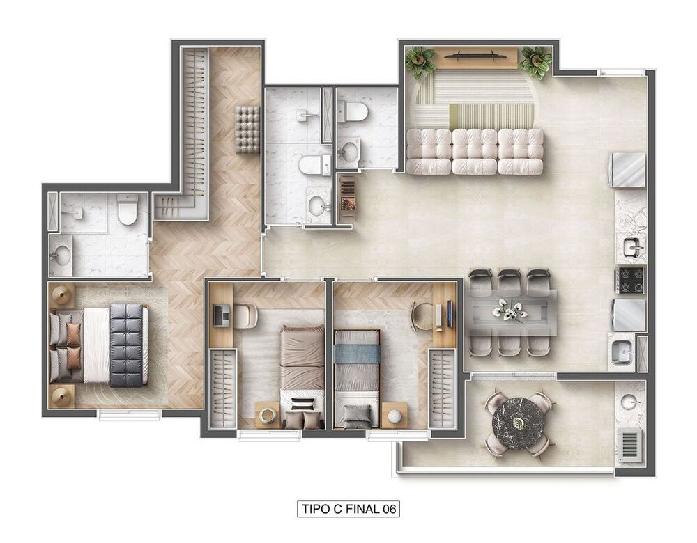 Apartamento à venda com 3 quartos, 105m² - Foto 19