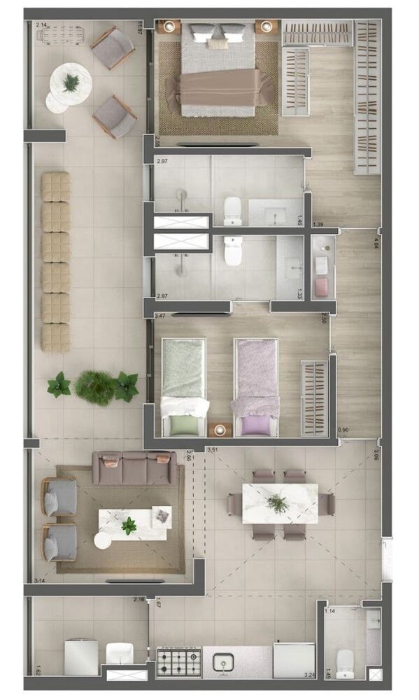 Apartamento, 1 quarto, 38 m² - Foto 17