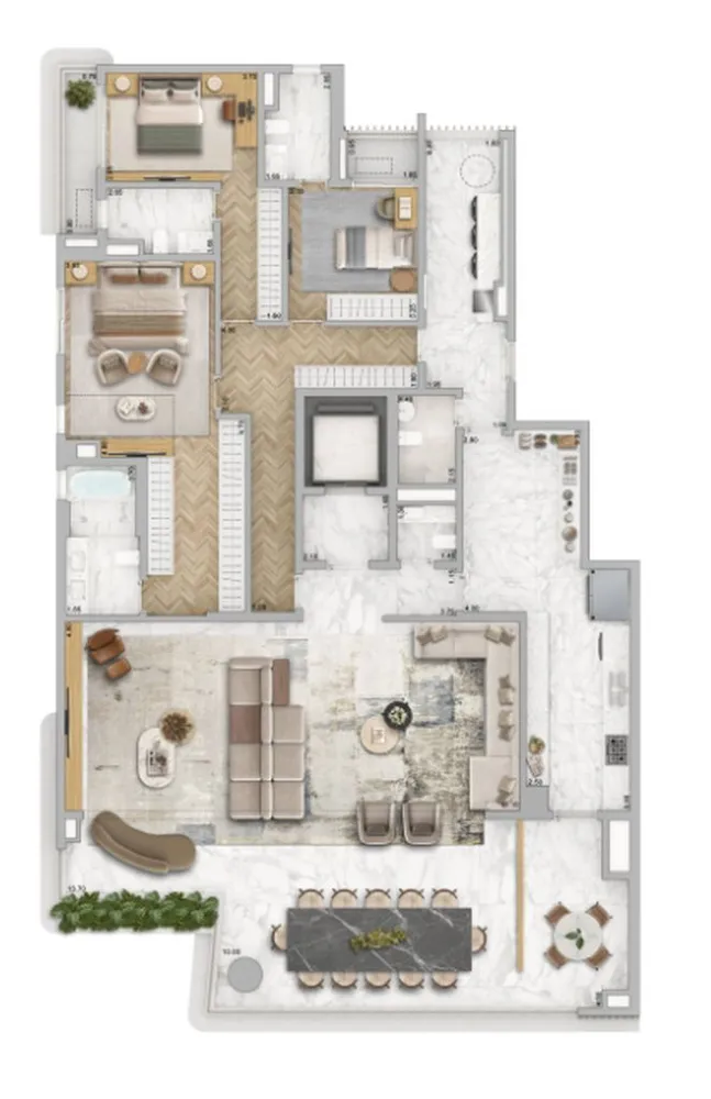 Apartamento, 4 quartos, 320 m² - Foto 4