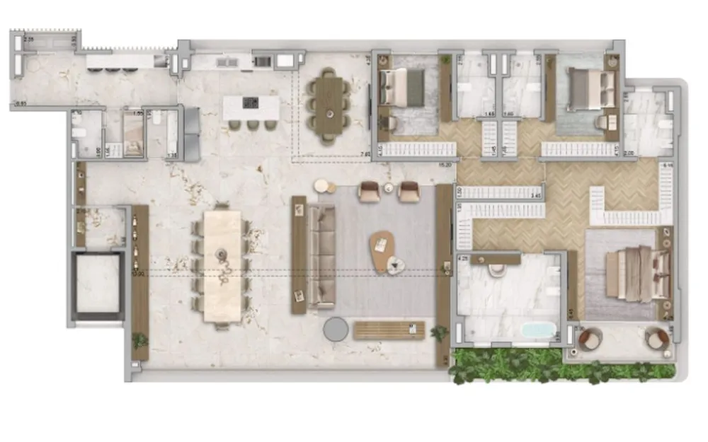 Apartamento, 4 quartos, 320 m² - Foto 2