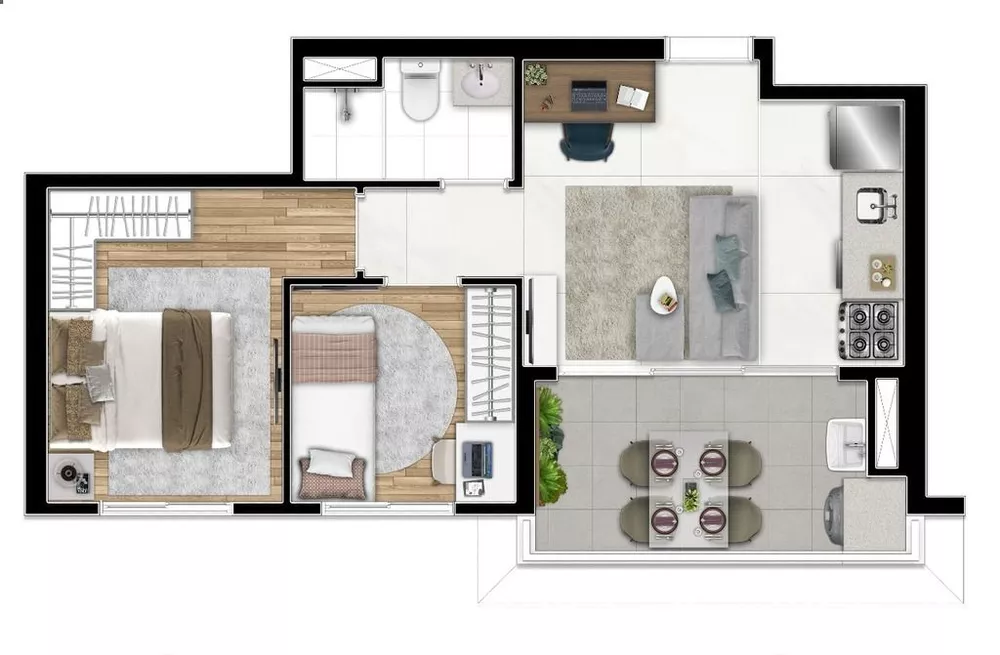 Apartamento, 2 quartos, 41 m² - Foto 14