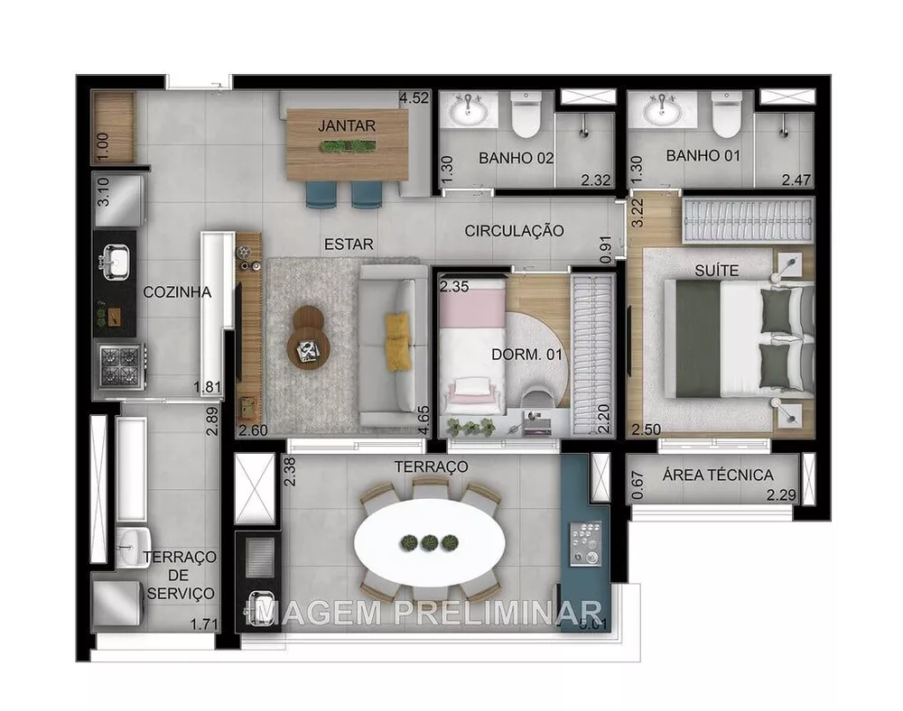 Apartamento, 3 quartos, 94 m² - Foto 31