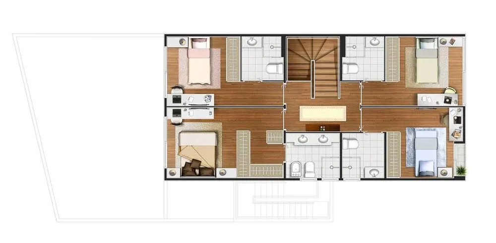 Casa de Condomínio, 4 quartos - Foto 9