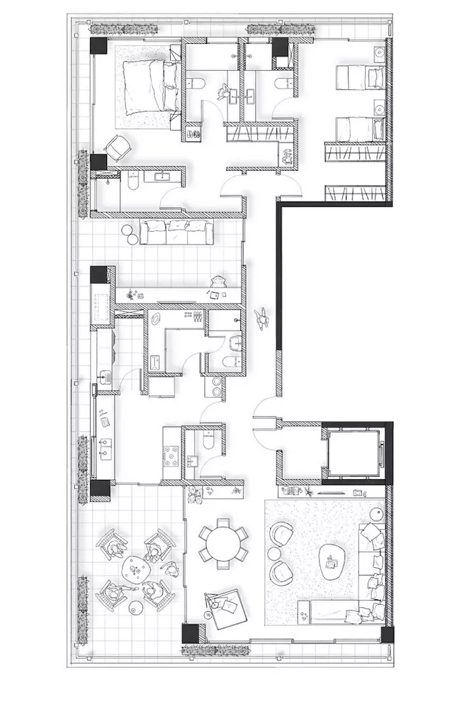 Apartamento à venda com 2 quartos, 250m² - Foto 4