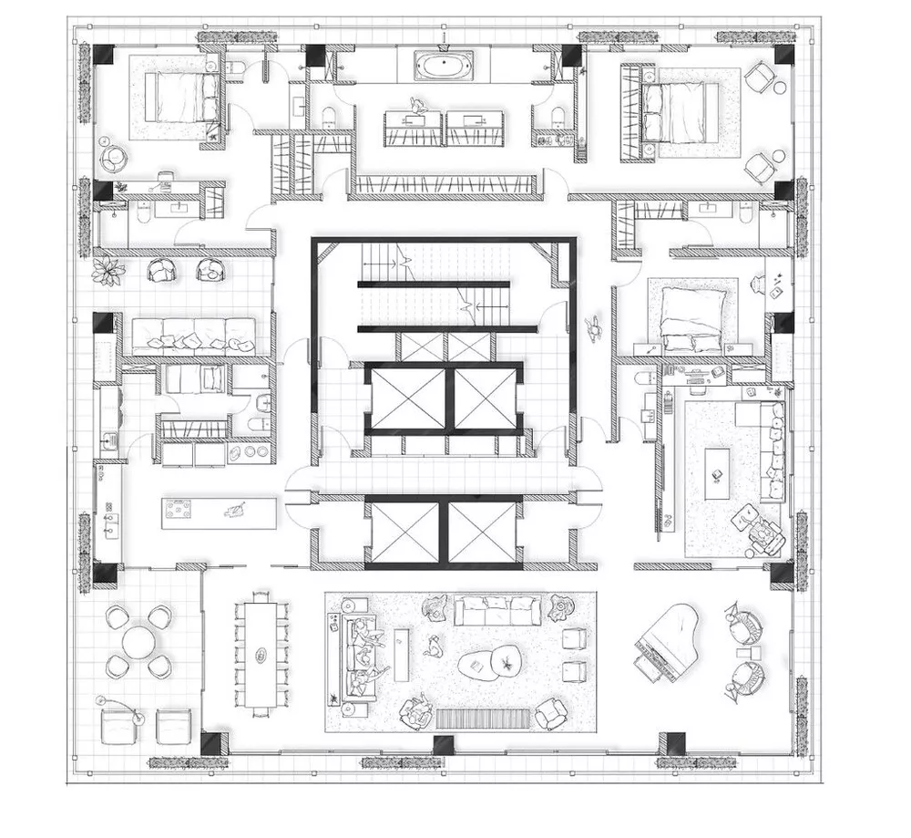 Apartamento à venda com 2 quartos, 250m² - Foto 1