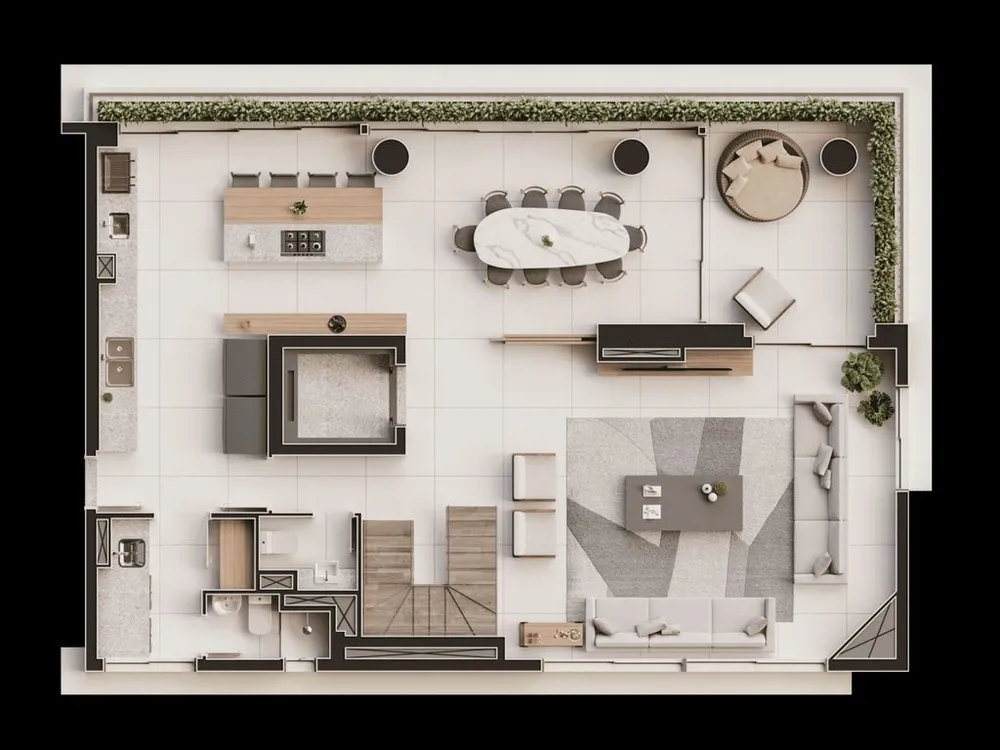 Cobertura, 4 quartos, 259 m² - Foto 7