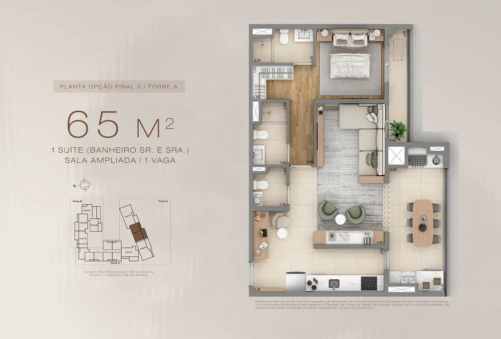 Apartamento, 3 quartos, 82 m² - Foto 4