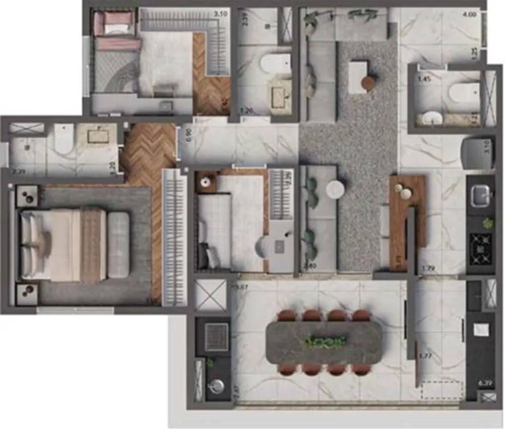 Apartamento, 3 quartos, 125 m² - Foto 5