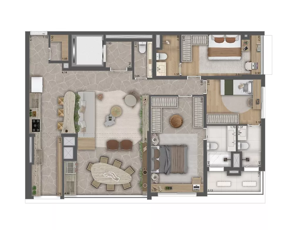 Apartamento, 4 quartos, 144 m² - Foto 11