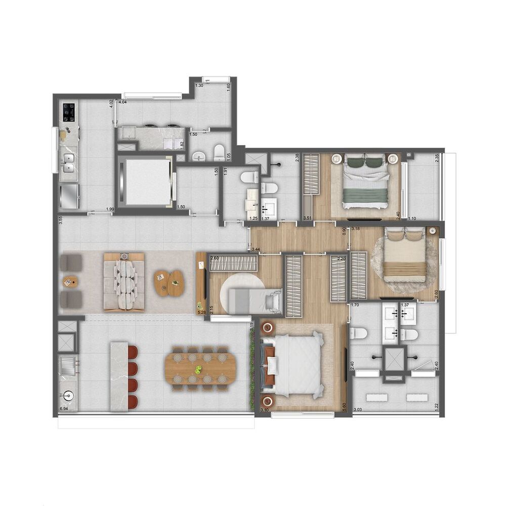 Apartamento, 4 quartos, 144 m² - Foto 31