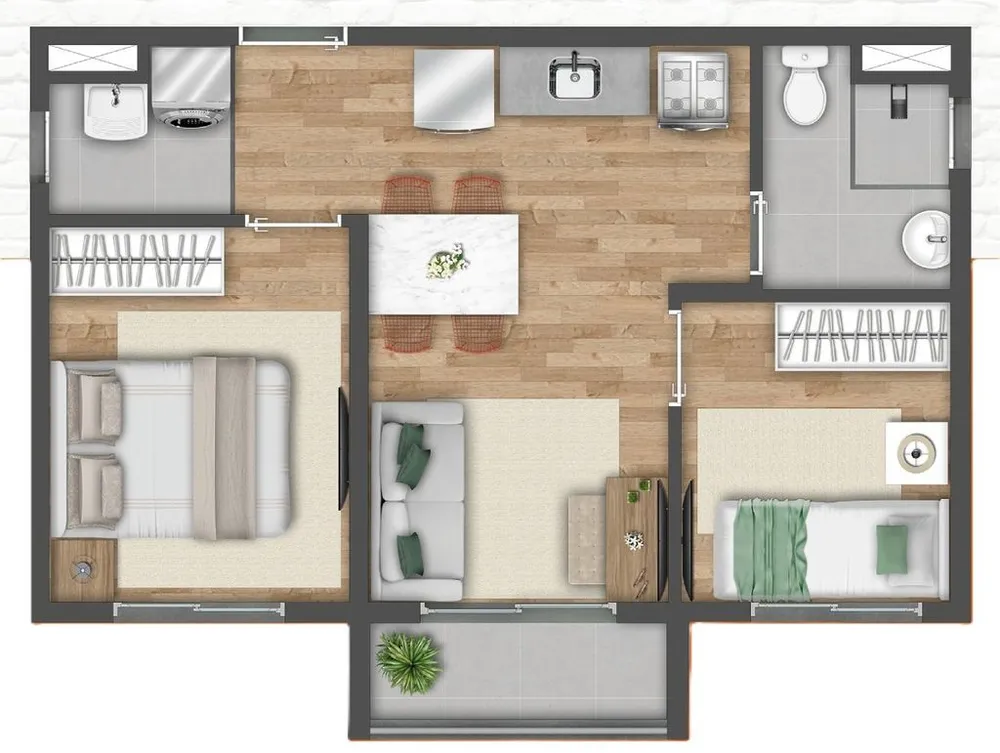 Apartamento, 1 quarto, 26 m² - Foto 6
