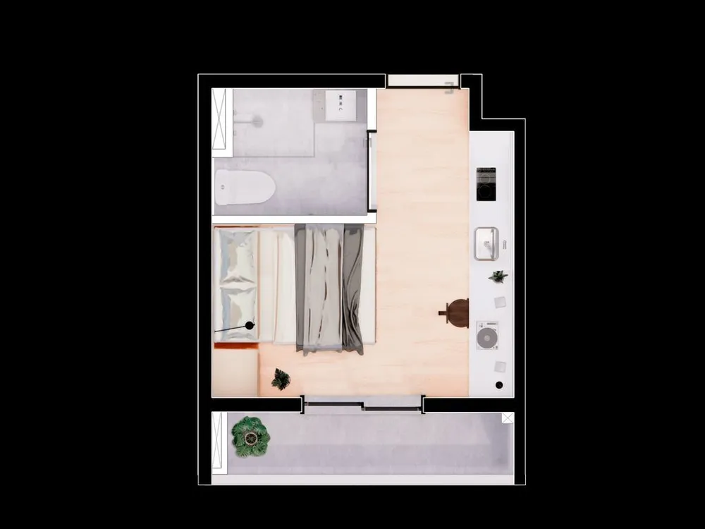 Kitnet-Studio, 20 m² - Foto 8