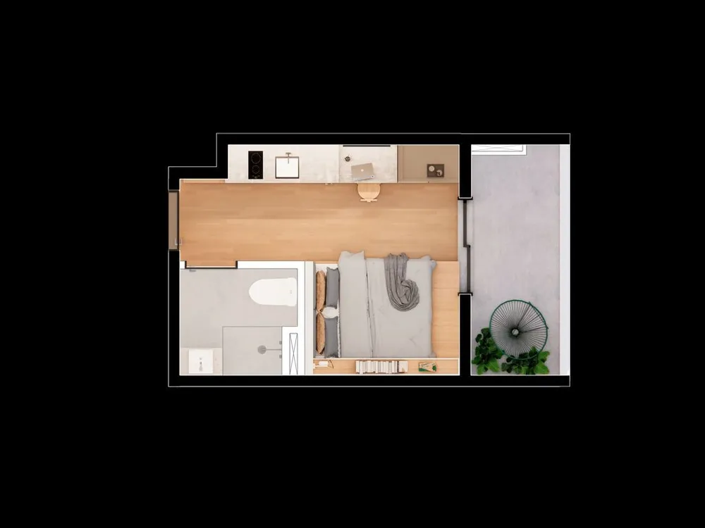 Kitnet-Studio, 20 m² - Foto 7