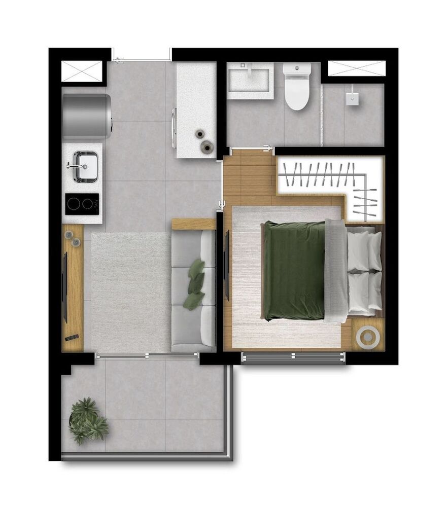 Apartamento, 2 quartos, 76 m² - Foto 1