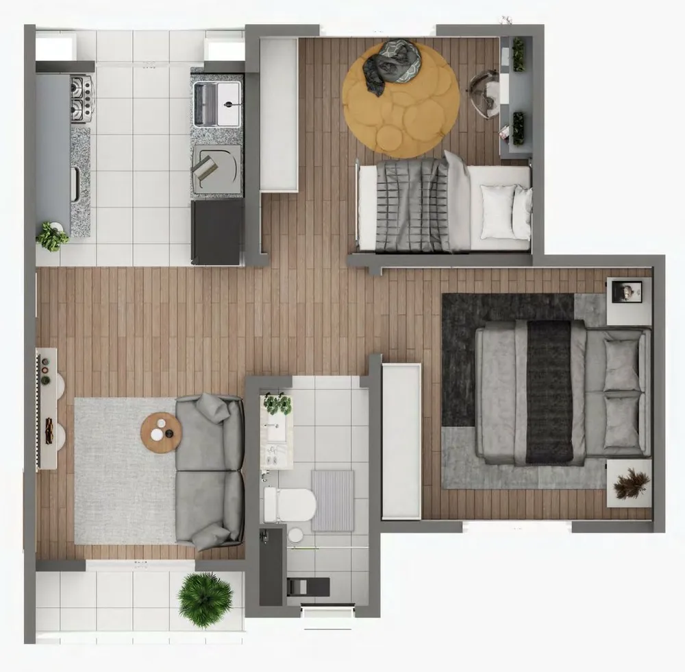 Apartamento, 2 quartos, 36 m² - Foto 8