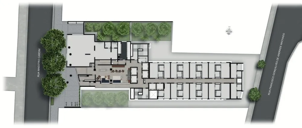 Loja-Salão, 24 m² - Foto 1