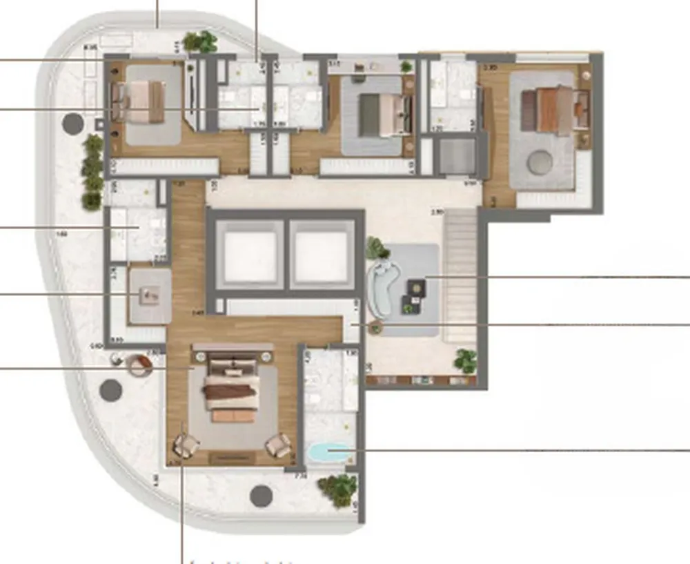 Apartamento, 4 quartos, 400 m² - Foto 7