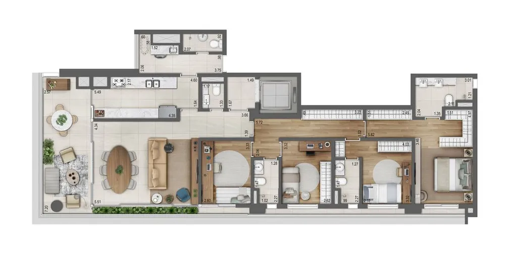Apartamento, 3 quartos, 125 m² - Foto 11