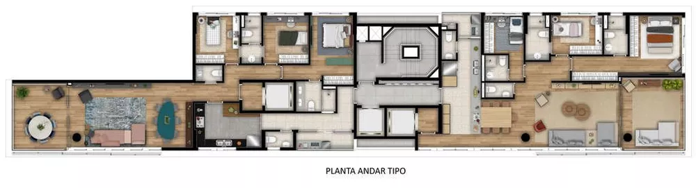 Apartamento à venda com 3 quartos, 145m² - Foto 3