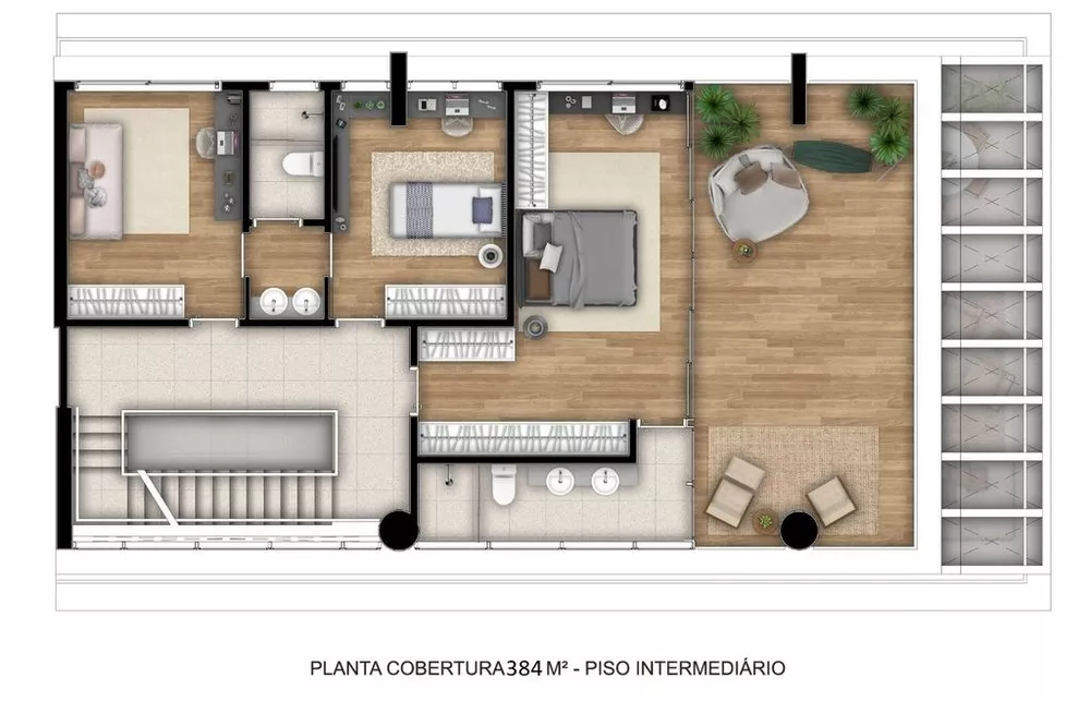 Apartamento à venda com 3 quartos, 145m² - Foto 1