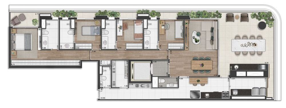 Apartamento, 3 quartos, 154 m² - Foto 7