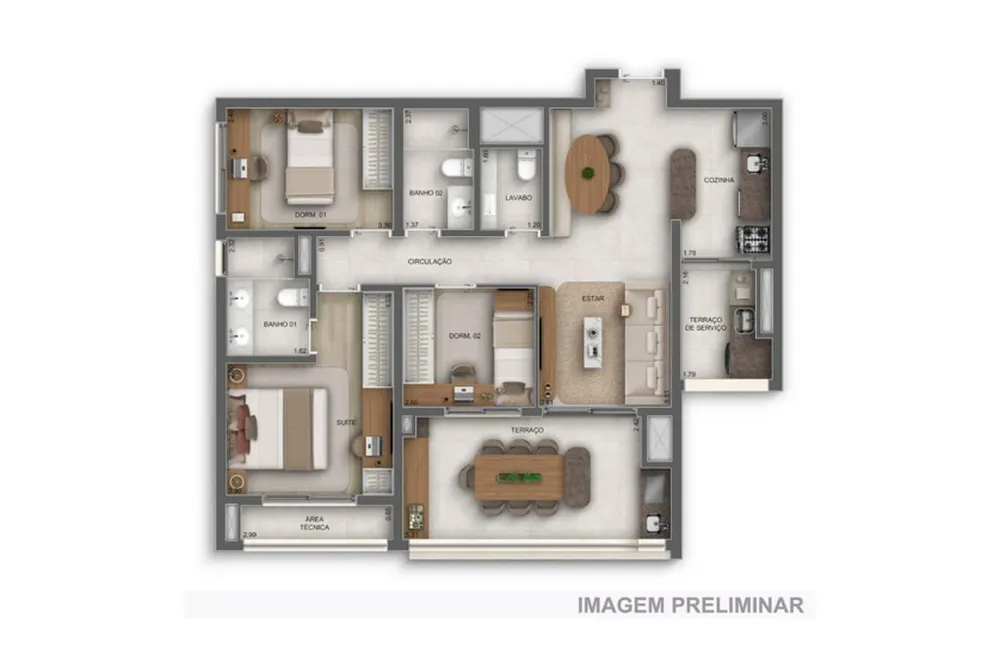 Apartamento, 4 quartos, 177 m² - Foto 11
