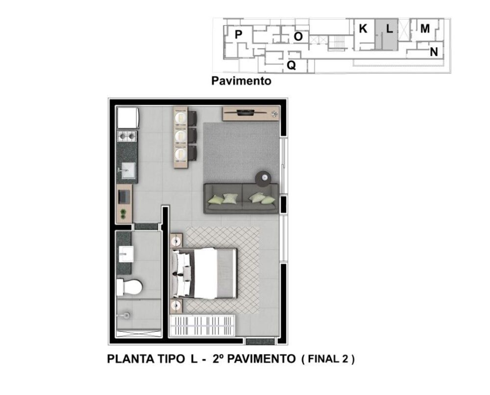 Kitnet e Studio à venda com 1 quarto, 22m² - Foto 14