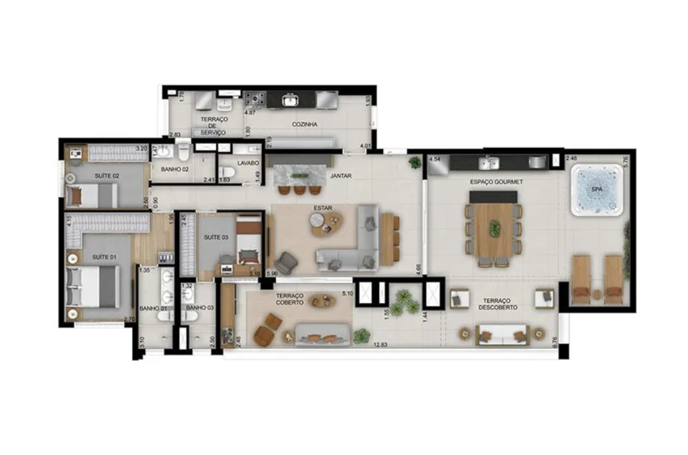 Apartamento, 3 quartos, 110 m² - Foto 11