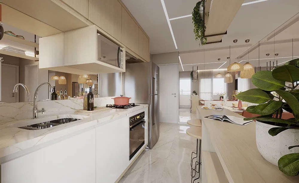 Apartamento, 2 quartos, 58 m² - Foto 2