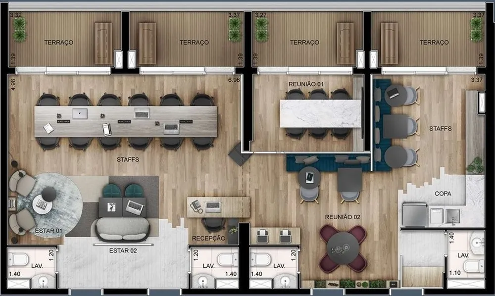 Sala-Conjunto, 29 m² - Foto 8