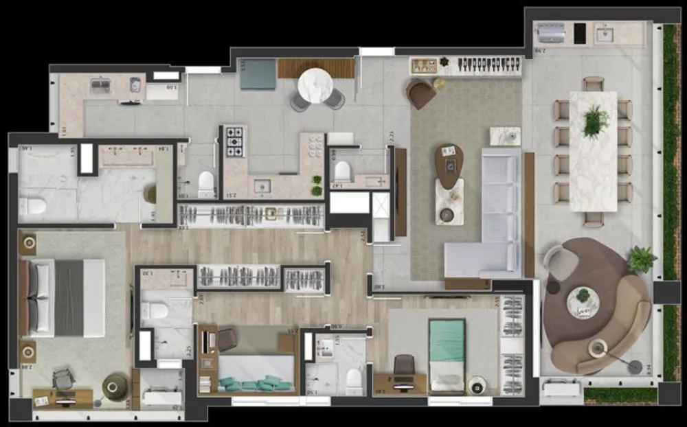 Apartamento, 3 quartos, 155 m² - Foto 15