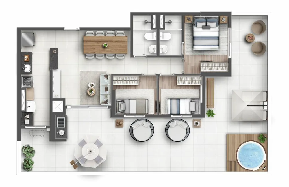 Apartamento, 1 quarto, 28 m² - Foto 6