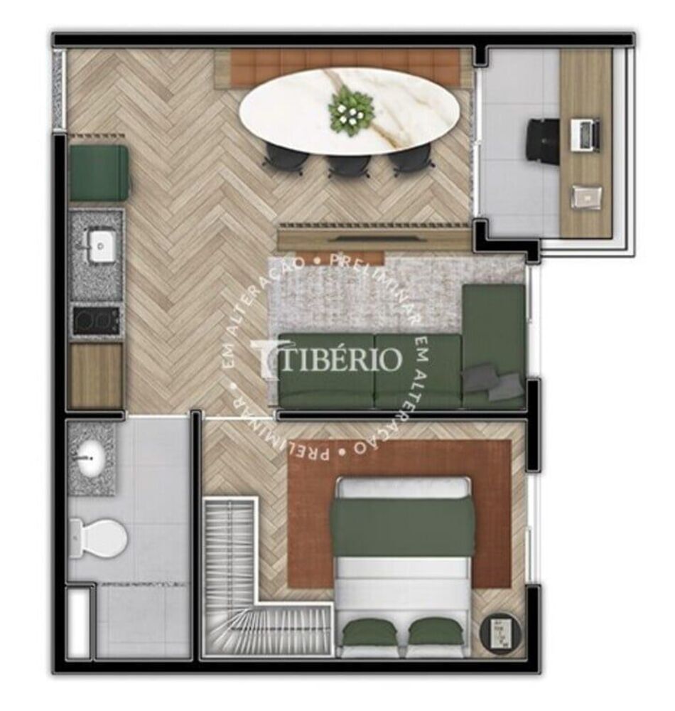 Kitnet-Studio, 25 m² - Foto 16