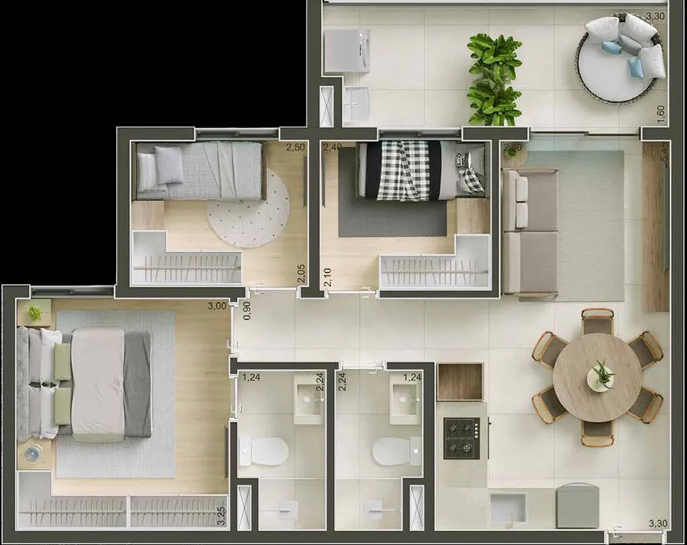Apartamento, 2 quartos, 37 m² - Foto 5
