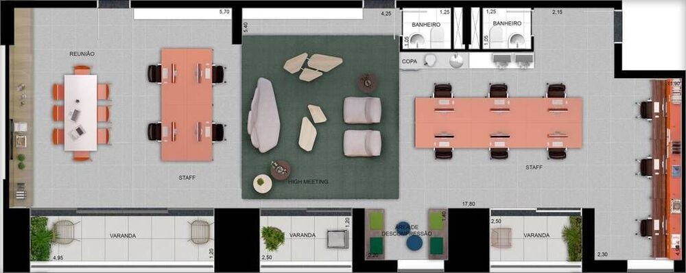 Sala-Conjunto, 40 m² - Foto 12