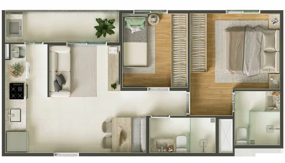 Apartamento, 50 m² - Foto 4