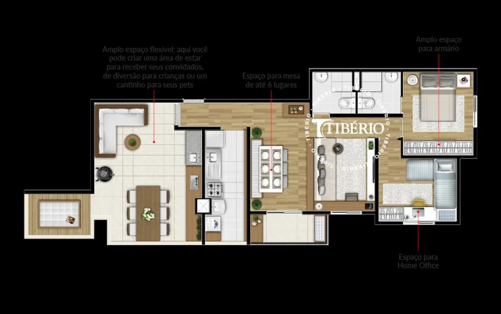 Apartamento, 3 quartos, 59 m² - Foto 10