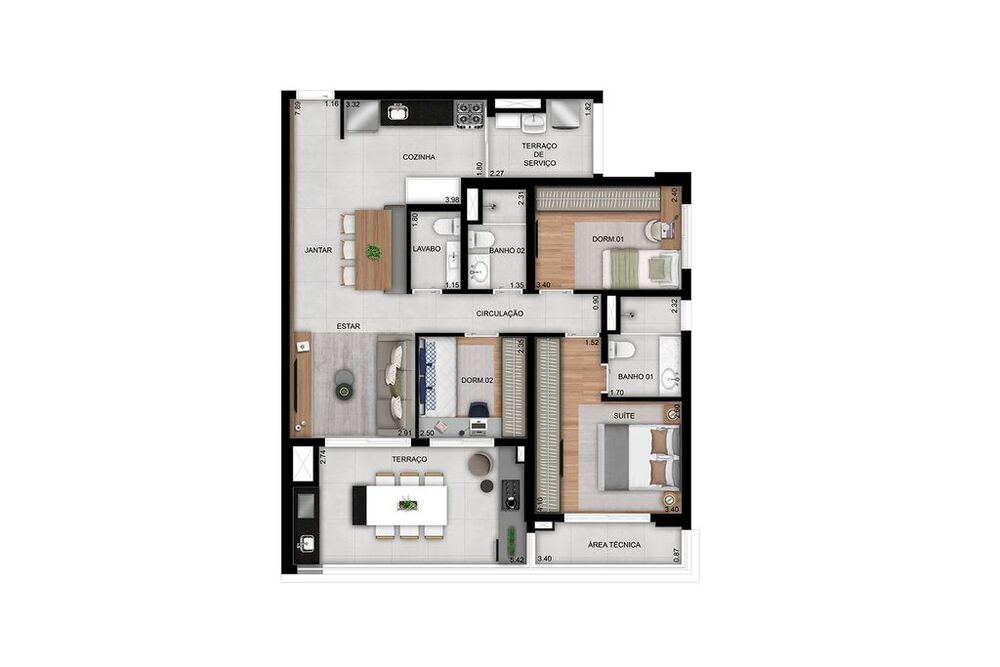 Apartamento, 2 quartos, 71 m² - Foto 26