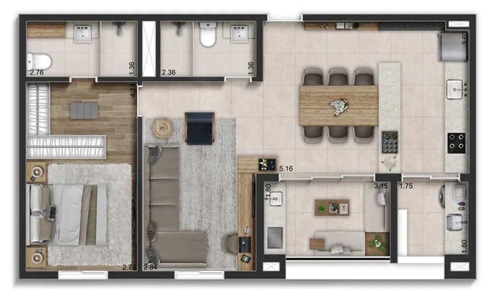 Apartamento, 3 quartos, 177 m² - Foto 10