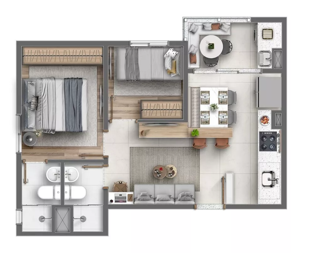 Apartamento à venda com 3 quartos, 127m² - Foto 4