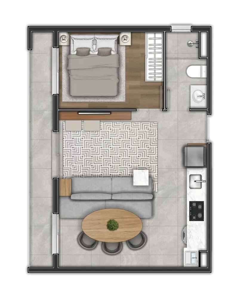 Apartamento, 2 quartos, 58 m² - Foto 7