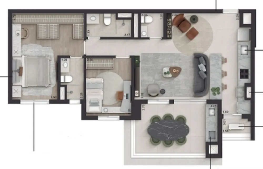 Apartamento, 3 quartos, 120 m² - Foto 12