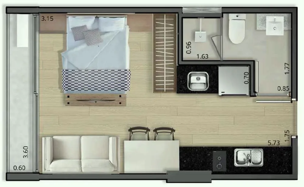 Cobertura, 2 quartos, 142 m² - Foto 6