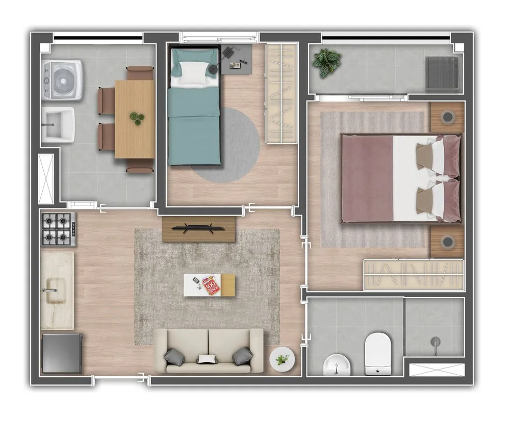 Kitnet-Studio, 21 m² - Foto 3