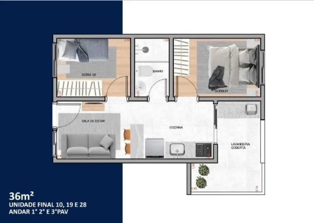 Kitnet-Studio, 30 m² - Foto 8