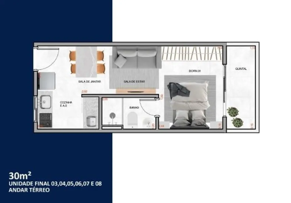 Kitnet-Studio, 30 m² - Foto 6