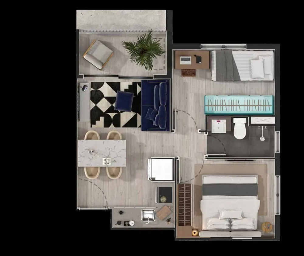 Kitnet-Studio, 27 m² - Foto 5