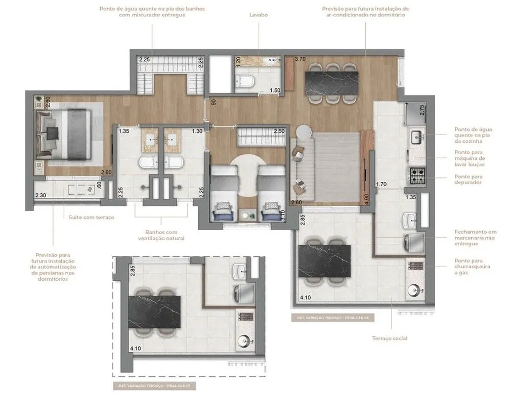 Apartamento, 3 quartos, 123 m² - Foto 7